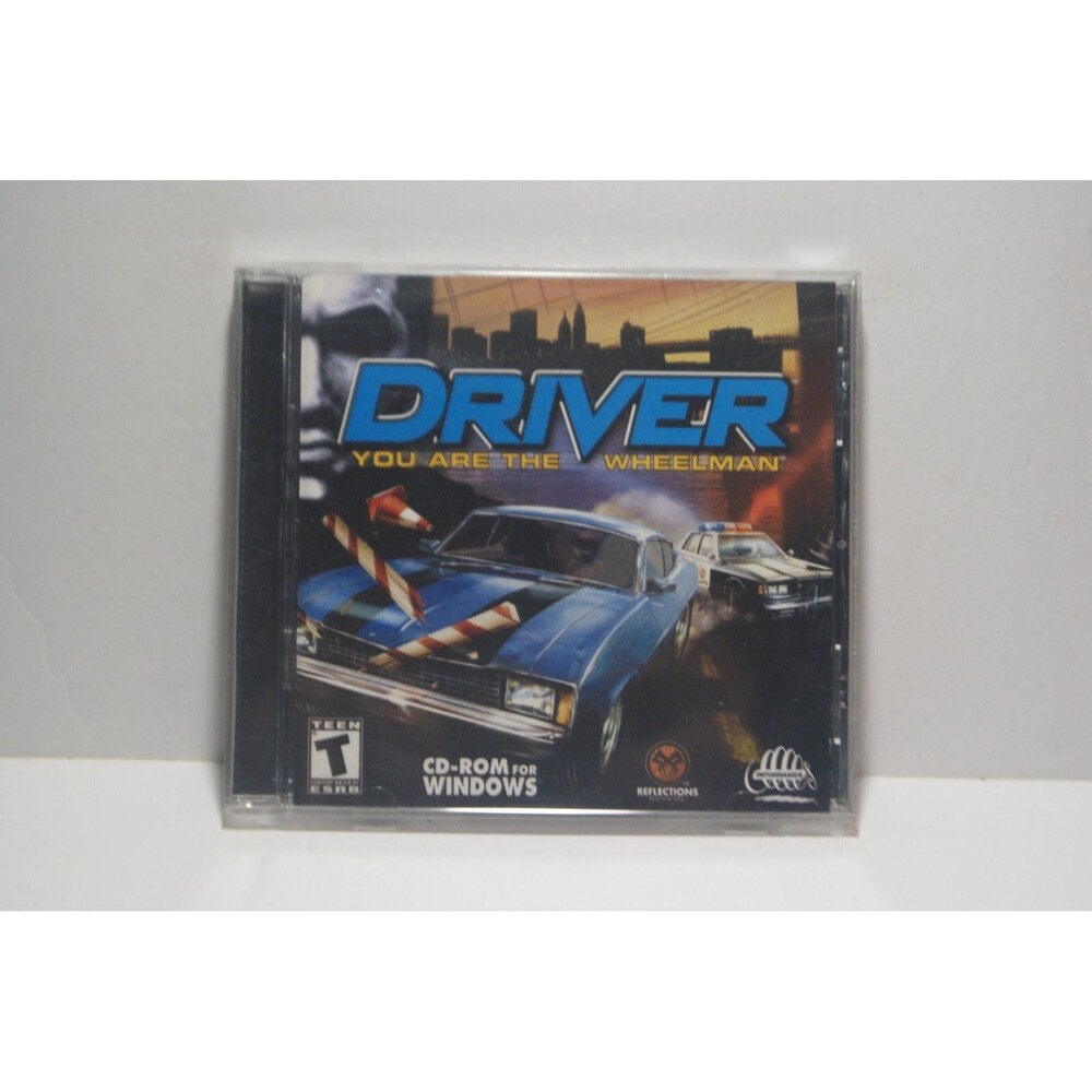 Driver PC PC Games Item and Manual Video Game 1999 Vibtage Sim
